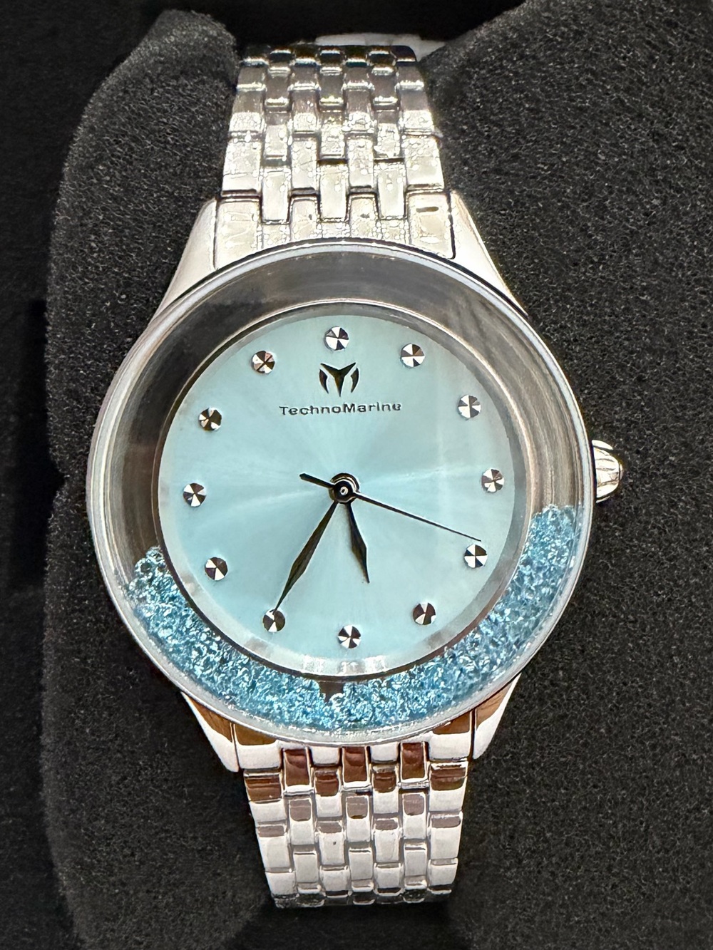 Invicta Technomarine Brilliantezza Silver and Tiffany Blue Watch